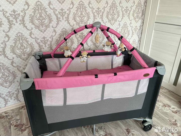 Детская кровать манеж