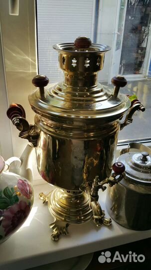Самовар на дровах реставрация гравировка покупка