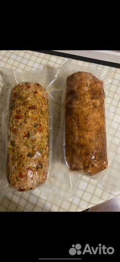 Домашний рулет из курицы и индюшатины