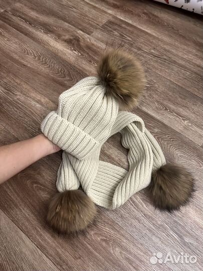 Шапка и шарш детские Новые