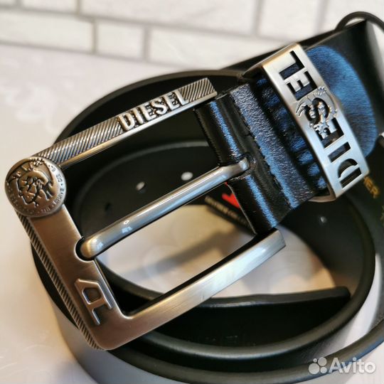 Мужской кожаный ремень diesel