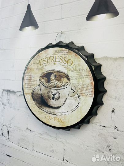 Декор на стену пивная пробка Espresso Caffea