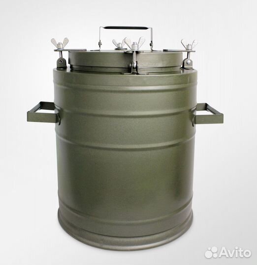 Термос армейский на 12 литров (с боковыми ручками)