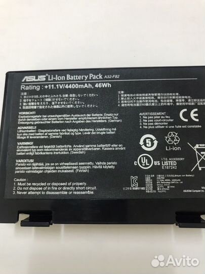 Аккумулятор для ноутбука Asus