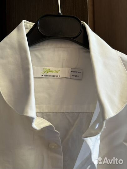 Рубашка белая topman