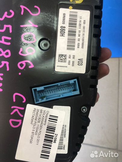 Щиток приборов Volkswagen Polo 6R 2013