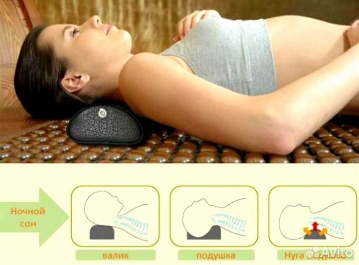 Массажная подушка для шеи