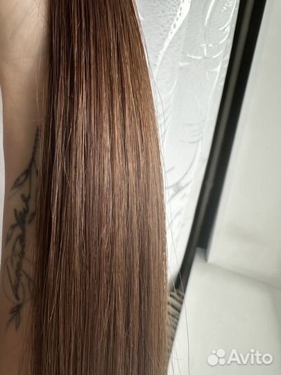 Волосы для наращивания 50 см русый