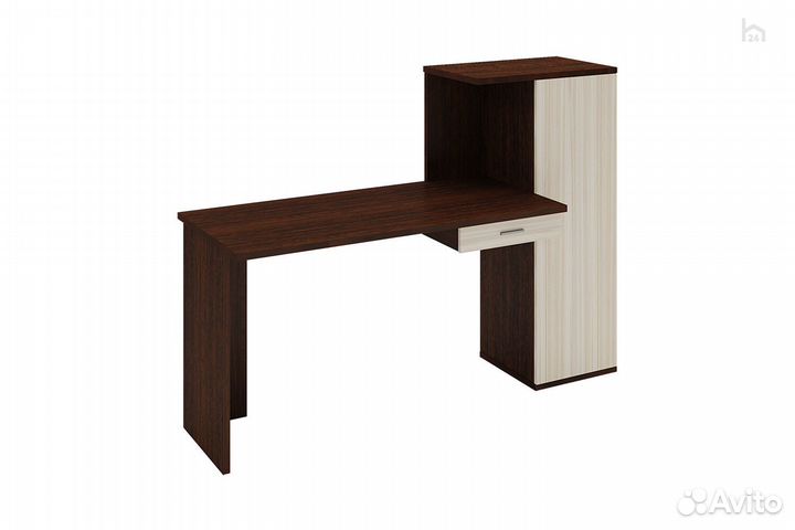 Стол компьютерный прямой Домино Lite скл-прям130+ш