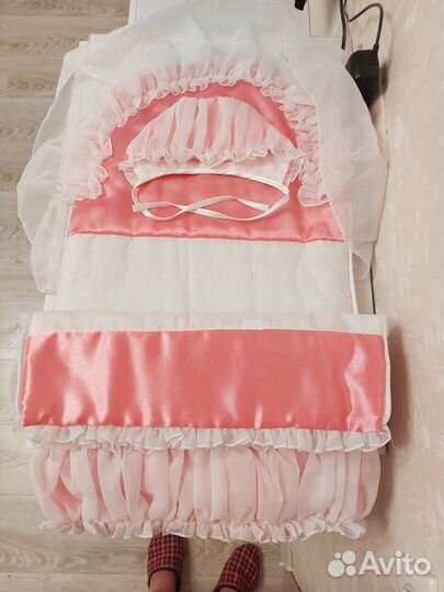 Комплект на выписку для девочки осень/весна