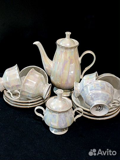Чайно кофейный сервиз Перламутр