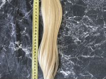Волосы для наращивания блонд 40 см