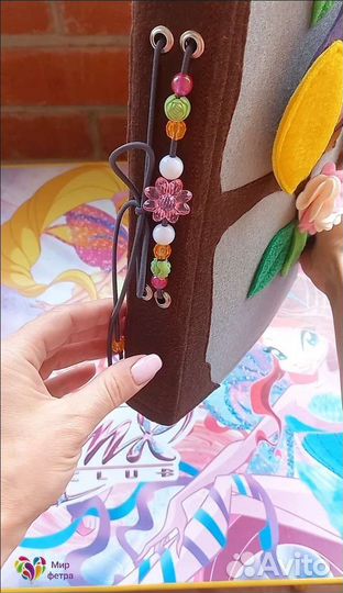 Большая развивающая книга из фетра 