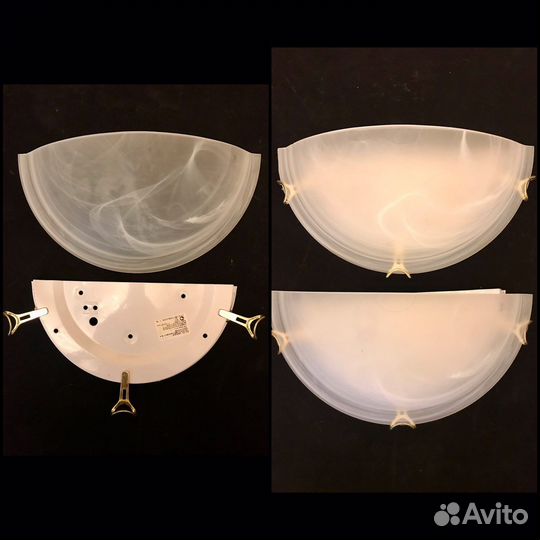 Плафон для люстры, бра, СССР, винтаж, ретро