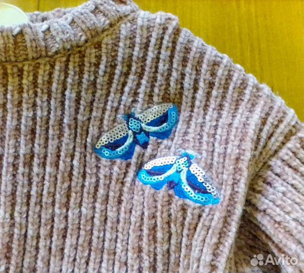 Свитер джемпер для девочки, р.122