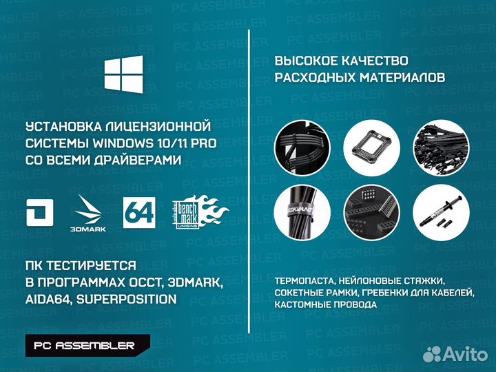 Сборка компьютера под заказ. Сборка пк