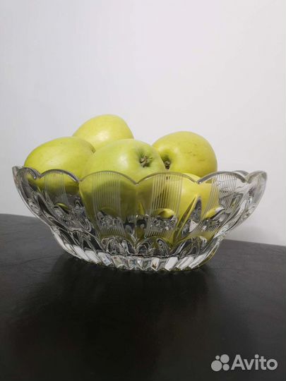 Ваза для фруктов хрусталь СССР