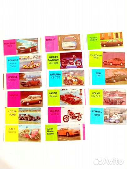 Вкладыши от жвачки Mayfair bubble