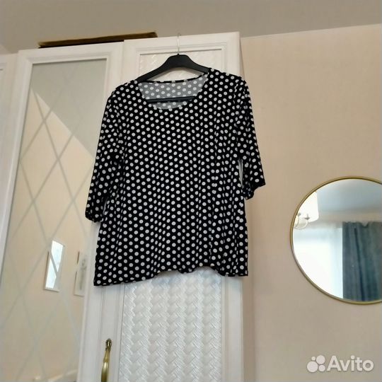 Блузка женская в горошек