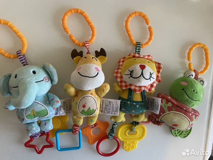 Игрушка подвеска на коляску 2 в 1
