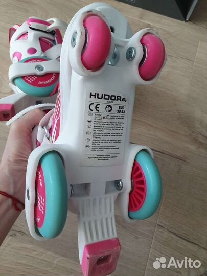 Роликовые коньки раздвижные hudora 30-33