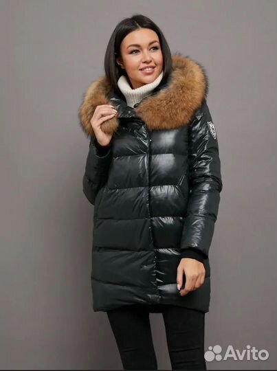 Пуховик женский 46 48 размер бу