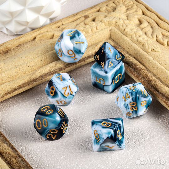 Кости игральные dnd набор дайсов 7 шт