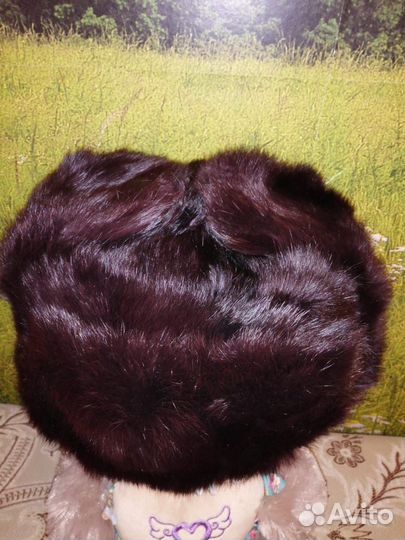 Шапка ушанка мужская кроличья р. 59-60