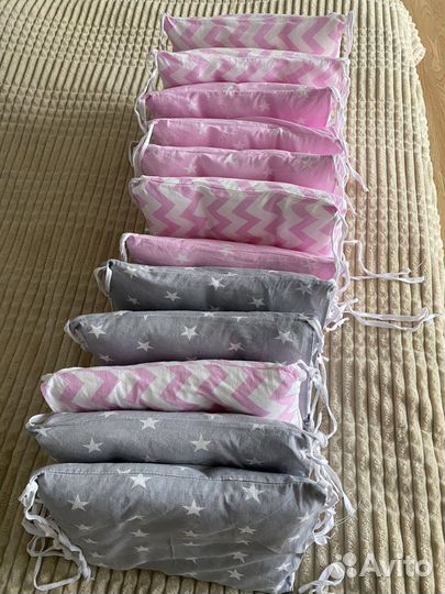 Бортики в детскую кроватку