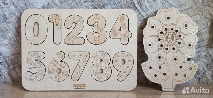 Развивающие деревянные игрушки