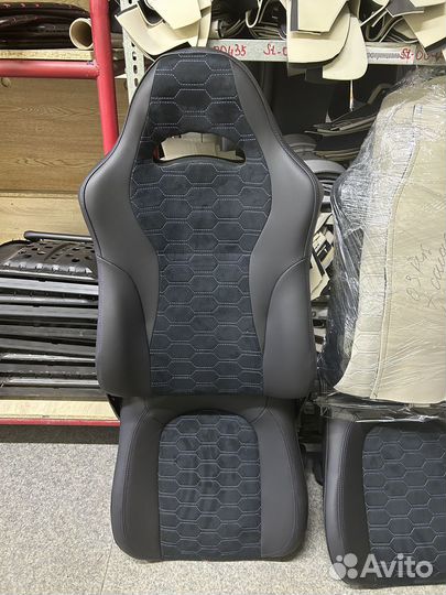 Обивки Recaro эко кожа/Алькантара
