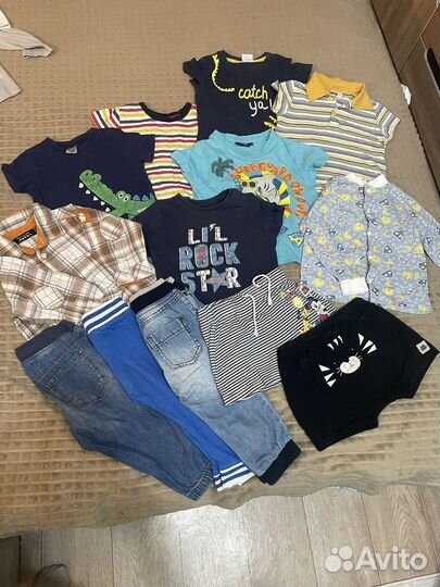 Детские вещи пакетом 80 86 92