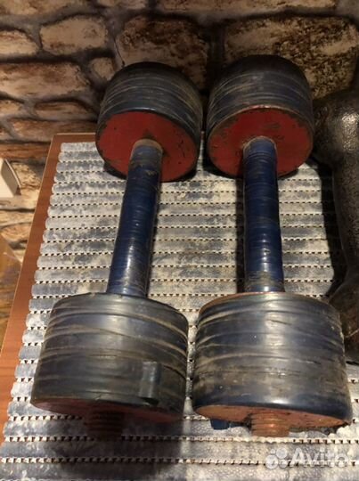 Гантели чугунные и стальные