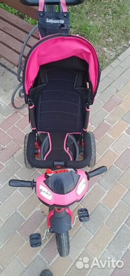 Трехколесный велосипед коляска