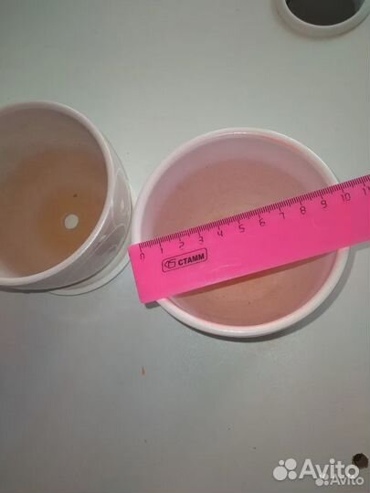 Цветочные керамические горшки