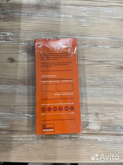 Трости для альт саксофона размер 2, Rico