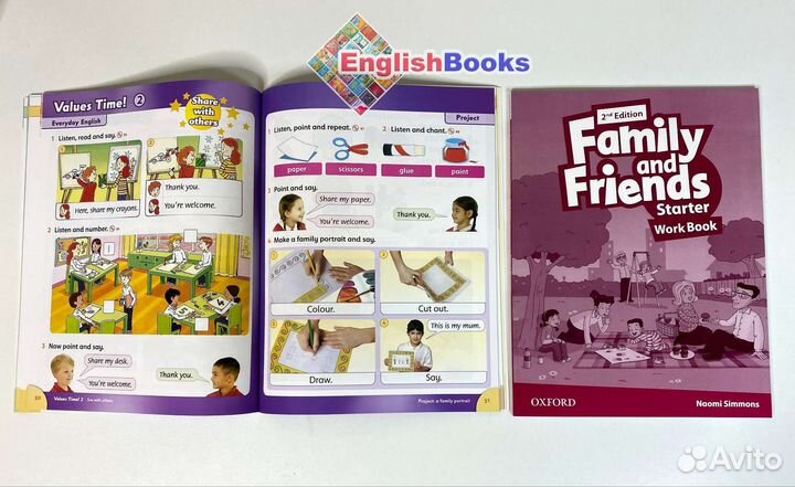 Family and friends Starter 2ed, (CB+WB+CD) новые