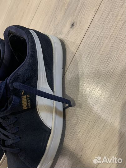 Кроссовки puma suede classic синие