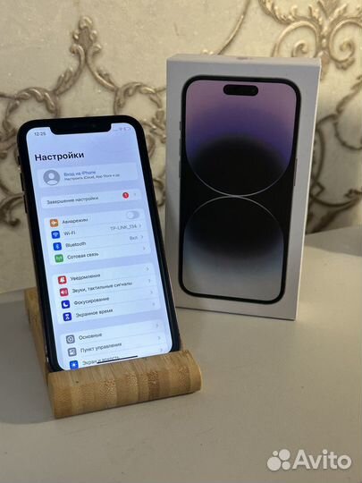 iPhone XR 128 gb в корпусе 14 pro purple