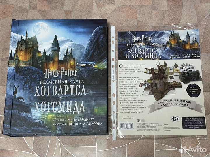 Карта трехмерная Хогвартса и Хогсмида Гарри Поттер