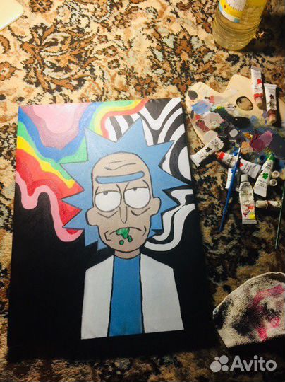 Картина маслом/ рисунки гуашью