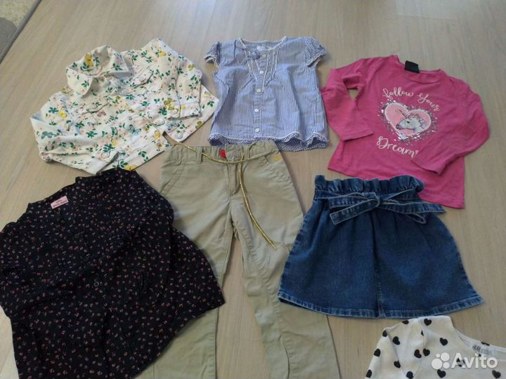 Вещи пакетом на девочку 104