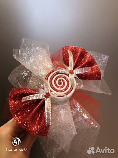 Ободок для волос конфетка на утренник, новый год