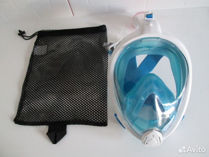 Маска трубка для снорклинга и подводного плавания
