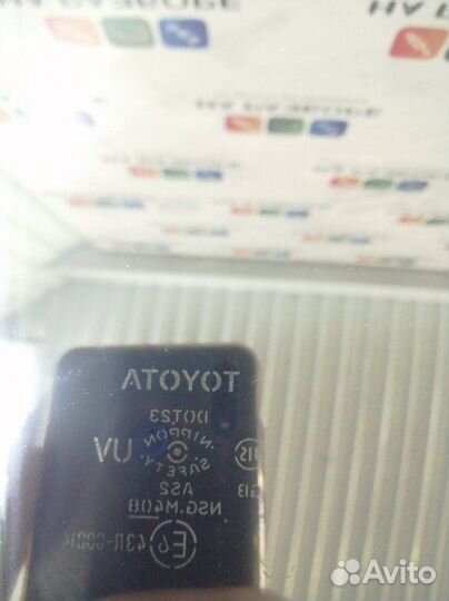 Стекло двери заднее правое Toyota Camry XV40