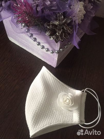 Маска защитная многоразовая из трикотажа