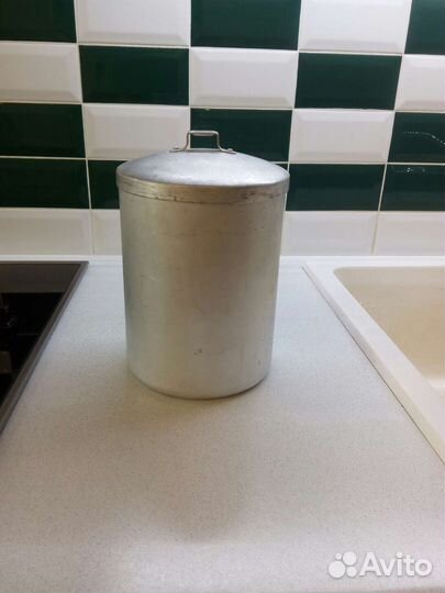 Бидон алюминиевый новый