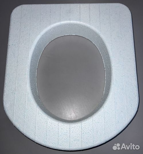 Теплое сиденье на дачный унитаз