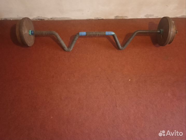 Штанга гриф блины бу