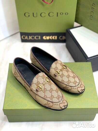 Женские лоферы gucci премиум